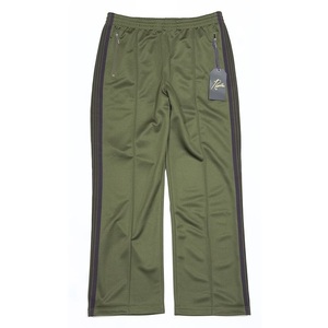 24SS [ не использовался товар ] NEEDLES игла zTRACK PANT - POLY SMOOTH грузовик брюки / OT228 / L размер / OLIVE оливковый / джерси 