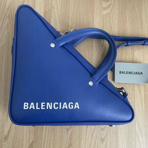 極美品　BALENCIAGA バレンシアガ　トライアングル　2way ショルダーバッグ　ハンドバッグ 