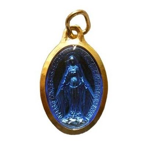 [Бесплатная доставка] Miracle Medi Blue &amp; Gold Color Charm L Размер Medai Church регулярная покупка