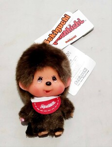 monchichi key holder seat gchi soft toy used 