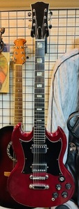  Japan Vintage JAPAN производства производитель неизвестен SG электрогитара осмотр . Greco Epiphone Gibson . жесткий чехол имеется USED . 