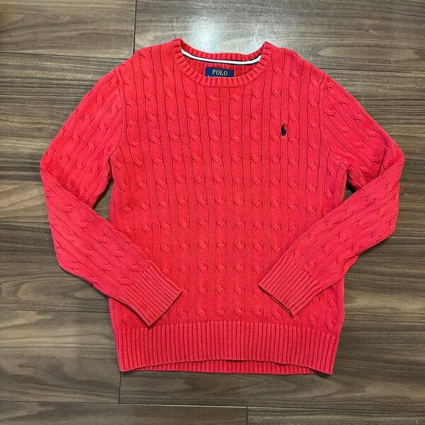 POLO RALPH LAUREN セーター 赤 150