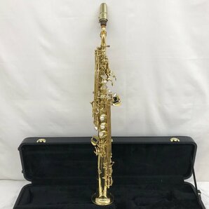 Y1450 中古品 木管楽器 ソプラノサックス YANAGISAWA ヤナギサワ S-991 GPネック  【ケース付き】の画像2