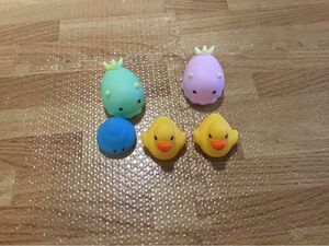 クレーンゲーム めんだこ＆アヒル＆うんち お風呂に浮かばせるもの まとめ売り