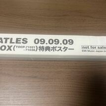 The Beatles box ザビートルズボックス 特典ポスター09.09.09 ビートルズ 非売品_画像4