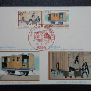 マキシマムカード   1987年   さようなら鉄道郵便  東京中央/昭和62.3.26   MCカードの画像1