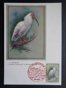  Maximum card 1981 year nature park 50 year Showa era 56.7.27 MC card 