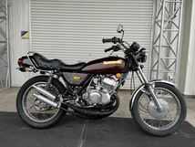 JE6-0322-4-A06.逆車 250SS 3気筒2ストエンジン実働!吹け上がり良好!現状販売/オオカワシート.BEET.チャンバー.CORTE＆COSSO/登録済/豊橋市_画像2