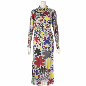 [ Issey Miyake ]Issey miyake total pattern flower floral print skirt setup multicolor unused [ used ]203393