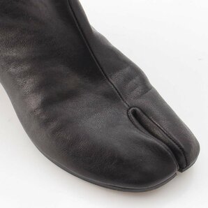 【メゾンマルジェラ】Maison Margiela タビ TABI 足袋 レザー アンクル ショートブーツ ブラック 38【中古】205883の画像6