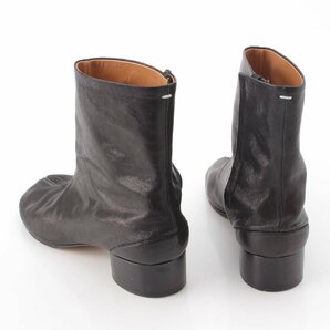 【メゾンマルジェラ】Maison Margiela タビ TABI 足袋 レザー アンクル ショートブーツ ブラック 38【中古】205883の画像4