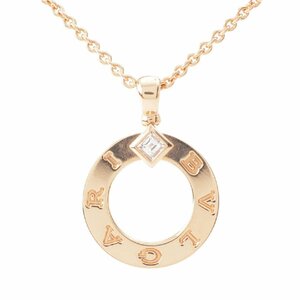 [Bulgari] Bvlgari Bulgari Bulgari 1p Diamond K18pg Ожерелье подвесное розовое золото 9,3 г [Используется] [Подлинная гарантия] 205301