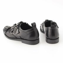 【コムデギャルソン】Comme des Garcons　マルチバックルベルト レザー シューズ ブラック 23 【中古】【正規品保証】200605_画像4