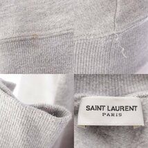 【サンローラン】SAINT LAURENT スヌーピー プリント スウェット 長袖 トレーナー トップス グレー S 【中古】204770_画像7