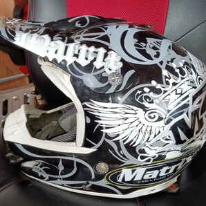 matrix helmets オフロードヘルメット モトクロスヘルメットサイズLの画像3