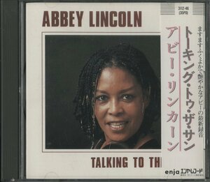 CD/ ABBEY LINCOLN / TALKING TO THE SUN / アビー・リンカーン / 国内盤 一体型帯 3112-46 40415