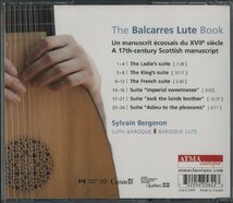 CD/ シルヴァン・バージェロン/ THE BALCARRES LUTE BOOK / 輸入盤 ACD22562 40423_画像2