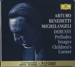 2CD+DVD / アルトゥーロ・ベネデッティ・ミケランジェリ /ドビュッシー: 前奏曲集・映像・子供の領分 /輸入盤 デジパック 427236-2 40420M