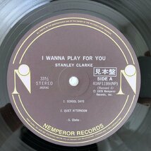 LP/ STANLEY CLARKE / I WANNA PLAY FOR YOU / スタンリー・クラーク / 国内盤 見本盤 2枚組 帯・ライナー CBS SONY 40AP1198/99 40410_画像5