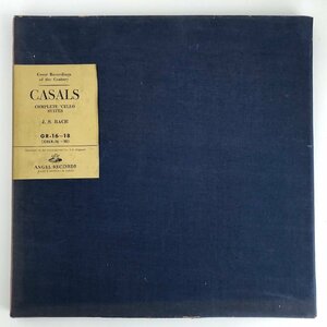 LP/ カザルス / J.S.バッハ：無伴奏チェロ組曲 全集 / 国内盤 BOX 3枚組 ライナー ANGEL GR-16/18 40412