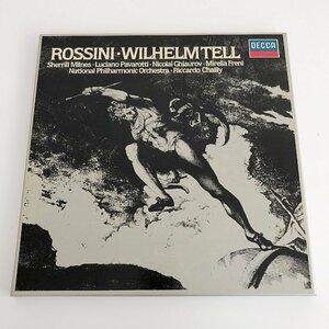 LP/ シャイー / ロッシーニ：歌劇「ウィリアム・テル」 / ドイツ盤 BOX 4枚組 DECCA 6.35493 40419