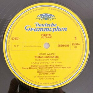 LP/ クライバー / ワーグナー：歌劇「トリスタンとイゾルデ」全曲 / ドイツ盤 5枚組 BOX DIGITAL ブックレット DGG 2741006 40419の画像5