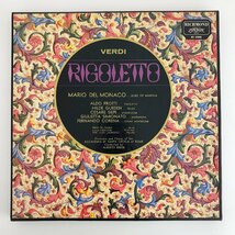 LP/ マリオ・デル・モナコ / ヴェルディ：歌劇「リゴレット」全曲 / US盤 3枚組 BOX LONDON RS63005 40422_画像1