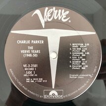 LP/ CHARLIE PARKER / THE VERVE YEARS 1948-50 / チャーリー・パーカー / US盤 2枚組 VERVE VE-2-2501 40424_画像5