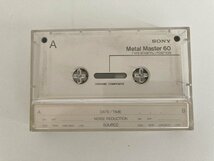 カセットテープ 使用済み 現状品 SONY METAL MASTER 60 60分 メタル_画像1