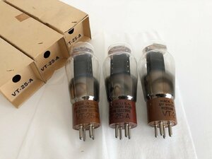 真空管 HYTRON VT-25-A 刻印 3本 元箱付 現状品