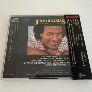 CD/ JULIO IGLESIAS / MOMENTOS / フリオ・イグレシアス / 箱帯付き 国内盤 国内初期 35・8P-6 40416の画像2