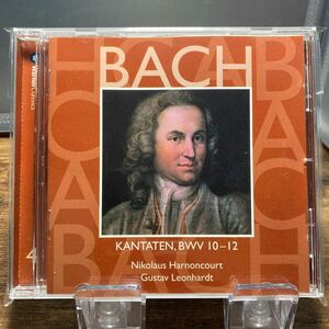 ☆中古CD☆ Bach : Kantaten, BWW 10〜12・Harnoncourt・Leonhardc