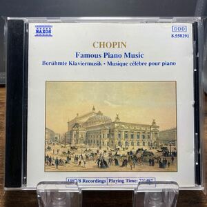 ☆中古CD☆ CHOPIN : Famous Piano Music NAXOS 