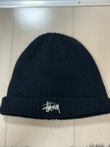 Stussy CUFF BEANIE BASIC BLACK ニットキャップ ビーニー 帽子 黒 ブラック ニット帽 キャップ