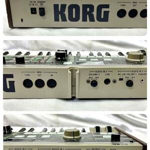 【通電OKジャンク】KORG microKORG Synthesizer/Vocoder シンセサイザーキーボード ACアダプター付属の画像5