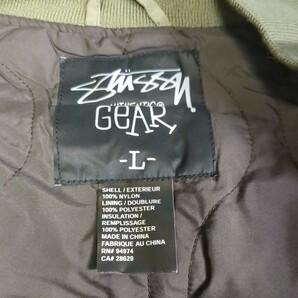 4814 ブルゾン stussy 新品 ステューシー サイズL フライトジャケット アウトドア の画像4