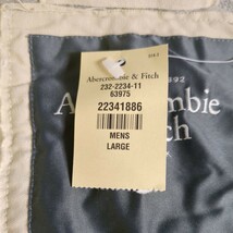 41715　A＆F　Abercrombie＆Fitch　新品　上着　ジャケット　サイズL　ブルゾン　グレー　ダメージ　_画像10