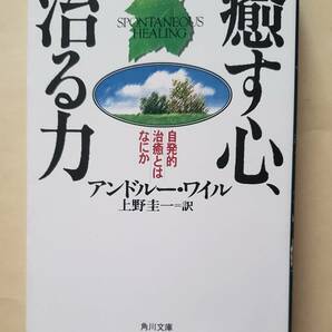 【即決・送料込】癒す心、治る力　角川文庫　アンドルー・ワイル