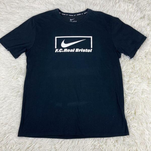 NIKE FCRB Tシャツ　ブラック　XLサイズ ドライフィット　F.C.Real Bristol