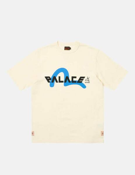 PALACE x EVISU コントラスト ロゴプリント TEE 