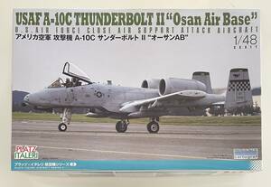 送料710円〜 未使用品 プラッツ/イタレリ 1/48 アメリカ空軍 攻撃機 A-10C サンダーボルトII オーサンAFB カルトグラフデカール付