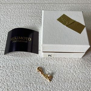  Mikimoto брелок для ключа 925 печать есть 0.7g общая длина : примерно 2cm 04021403