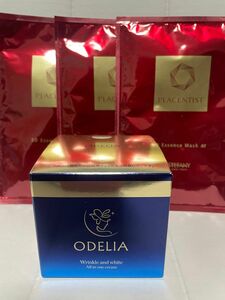 ODELIA オディリア　リンクル&ホワイト　オールインワンクリーム エッセンスマスク