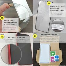 iPhone 15 全面保護 強化ガラスフィルム 日本旭硝子素材採用 9H 耐衝撃 自動吸着 99%透過率 3枚セット_画像5