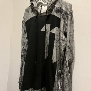 11 BY BORIS BIDJAN SABERI 2016SS Snow Bleach 定8万 フード取り外し可能 パーカー M-Lサイズの画像2