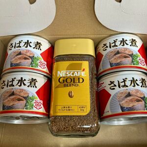 マルハニチロ さば水煮＆ネスカフェゴールドブレンド80g