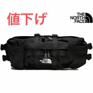 値下げ THE NORTH FACE ノースフェイス マウンテン バイカー ランバー パック ブラック ウエスト バッグ