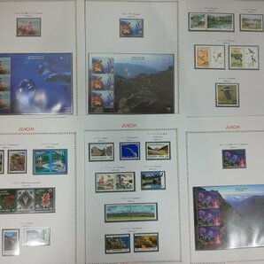 0401F06 外国切手 スイス スペイン ウクライナ トルコ バチカン 小型シート等 ５５ページ バインダー付きの画像3