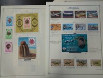 0403F99 外国切手　タークス・カイコス諸島　バヌアツ　魚など　使用済み混在　台紙に貼りつき有＊詳細は写真でご確認ください_画像3