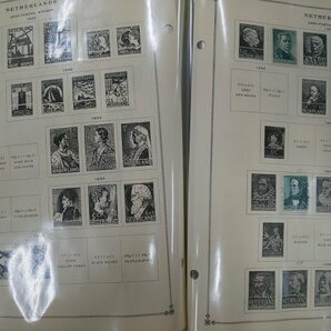 0501F06 外国切手 オランダ切手 1899～ 使用済み 1冊まとめ ＊台紙に貼りつき有の画像8